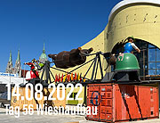 Oktoberfest 2022 Aufbau - Tag 56 (Sonntag, 14.08.2022)  (©Foto: Martin Schmitz)